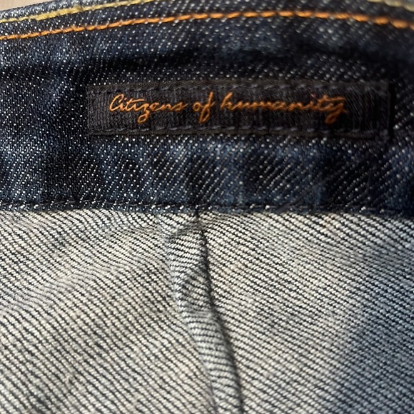 Citizens of humanity Dark Denim Jeans Size 28 - Picture 9 of 10